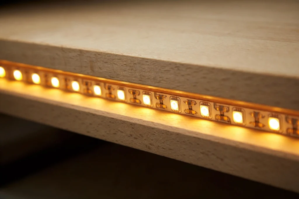 General LED strip detail, general illustration